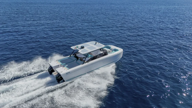 Canados Heritage 36: A High-Performance Power Catamaran for Day Cruising and Yacht Tender Use Image