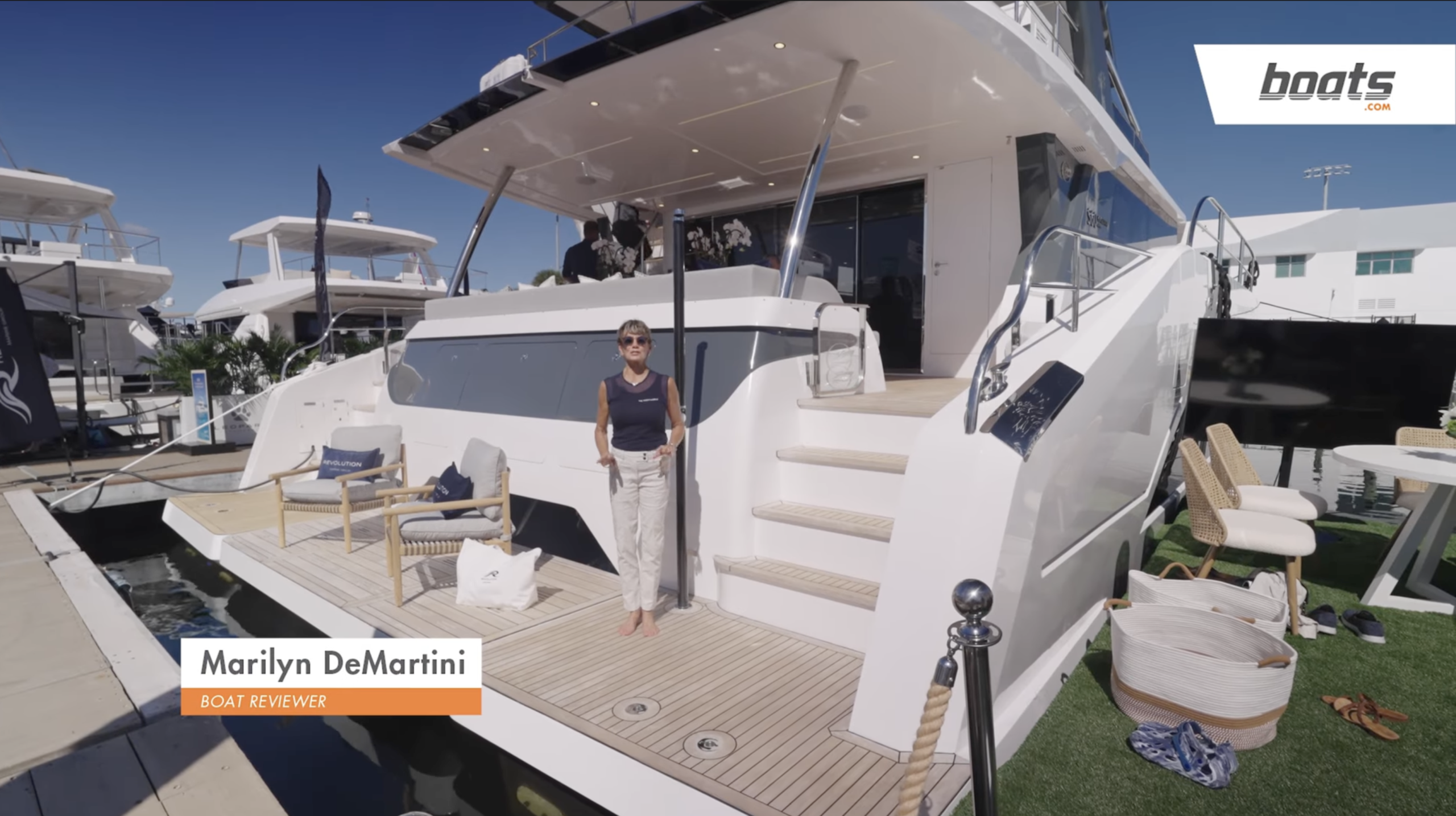 Marilyn DeMartini Tours the Oceanwalker S60 Revolution Edition: A Hybrid Catamaran Built for Blue-Water Confidence